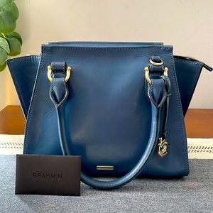 Brahmin Mini Priscilla Real Leather Crossbody